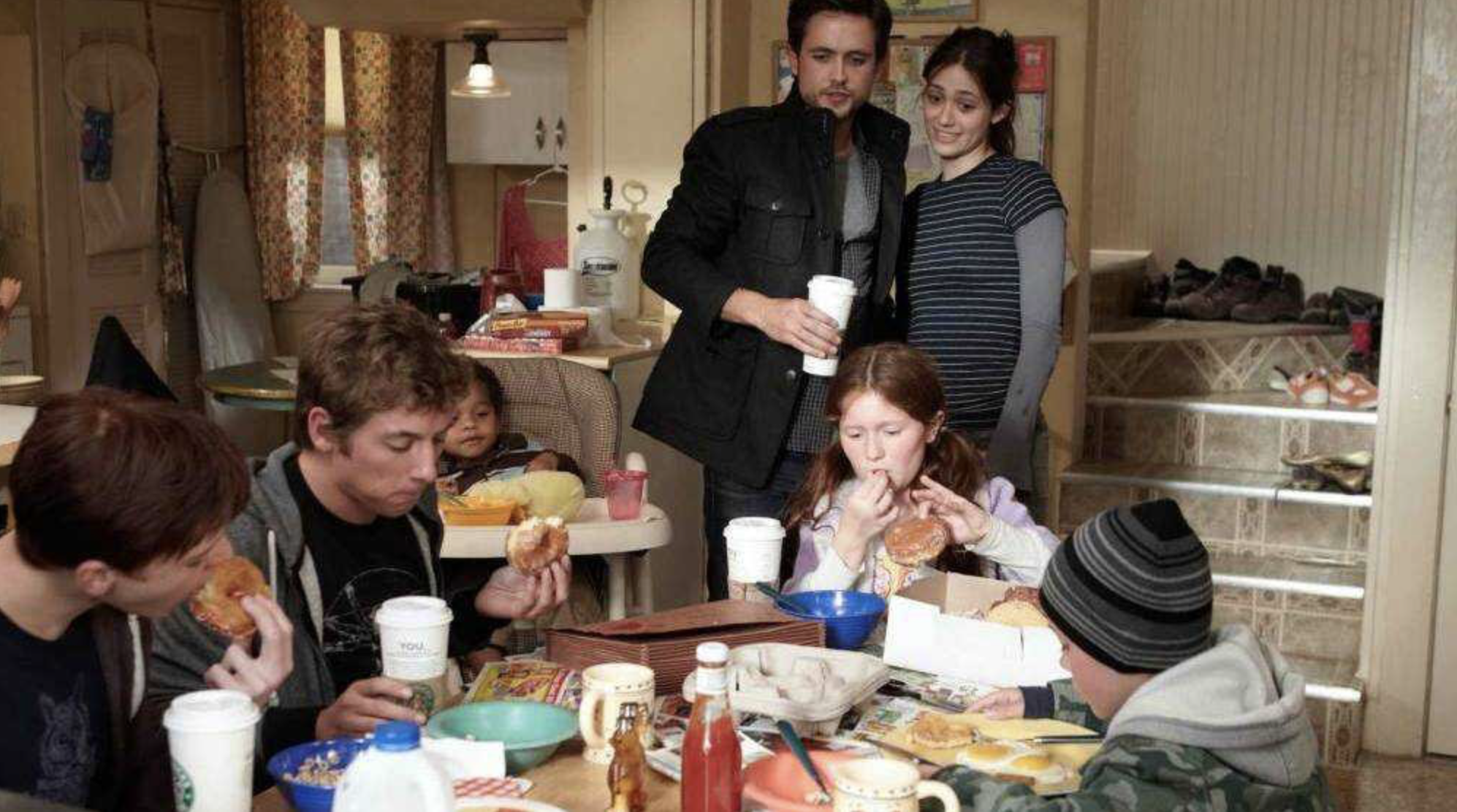 Ian Gallagher during a manic episode